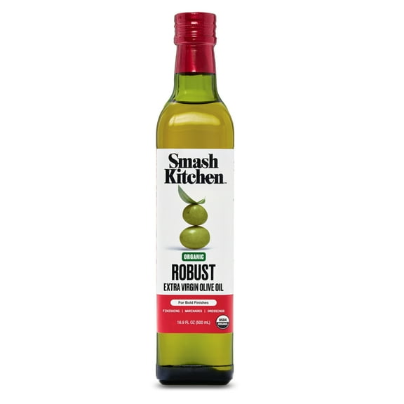 Smash Kitchen Organic Robust Extra Virgin Olive Oil, 16.9 fl oz