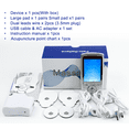 thumbnail image 4 of Deluxe Dual Channel Muscle Stimulator - 16 Modes, 12 Large Electrodes - Back, Shoulder, Neck, Sciatica, Max Power Pain Relief Device, Rechargeable Physical Therapy - Silver, 4 of 5