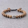 thumbnail image 3 of HOOUN Fashion Men's 8MM Multilayer Wooden Beaded Elasticity Charm Women's Bracelets-040-3, 3 of 4