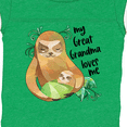 thumbnail image 4 of Inktastic My Great Grandma Loves Me Cute Sloth and Baby Boys or Girls Baby Bodysuit, 4 of 5