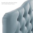 thumbnail image 6 of Modway Annabel Full Diamond Tufted Performance Velvet Headboard in Light Blue, 6 of 7