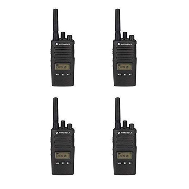 Pack de 4 Radios Bidireccionales Empresariales Motorola RMU2080d con Pantalla LED de 2 Vatios/8 Canales