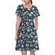 thumbnail image 1 of Balery Daisy Floral B Vestidos sueltos de manga corta para mujer, vestidos de verano 2025, vestidos casuales de corte A con vuelo., 1 of 6