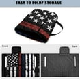 thumbnail image 5 of Yuyamidu American Flag Golf Cart Seat Covers with Front Pockets Red Blue Line Golf Cart Seat Towel Blanket for Club Car Accessories, 4th of July, 5 of 8