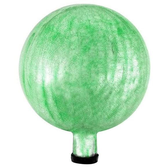 Achla Designs 10 Inch Gazing Glass Globe Sphere Garden Ornament, Green