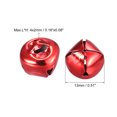 thumbnail image 2 of 13mm Jingle Bells Craft Bells Carbon Steel Electroplating Red 80 Pack, 2 of 5