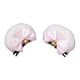 thumbnail image 1 of 2 pinzas para el pelo con orejas de oso, de peluche, para Halloween, anime y cosplay. blanco rosa, 1 of 9