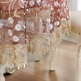 thumbnail image 5 of Lace Round Tablecloth Embroidery Coffee Table Cover for Dining Room Picnic Wedding Party Banquet Home Decor, 5 of 7