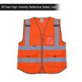 thumbnail image 1 of Alta visibilidad Chaleco reflectante de seguridad Chaleco reflectante Bolsillos múltiples SFVest Chaleco reflector, 1 of 7