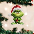 thumbnail image 3 of Adorno Grinch Árbol de Navidad Creative Craft Collection de 8 cm para interior (20), 3 of 6