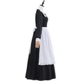thumbnail image 4 of Colonial Maid Dress Women Victorian Pioneer Dress Civil War Prairie Colonial Dress Outfit, 4 of 8
