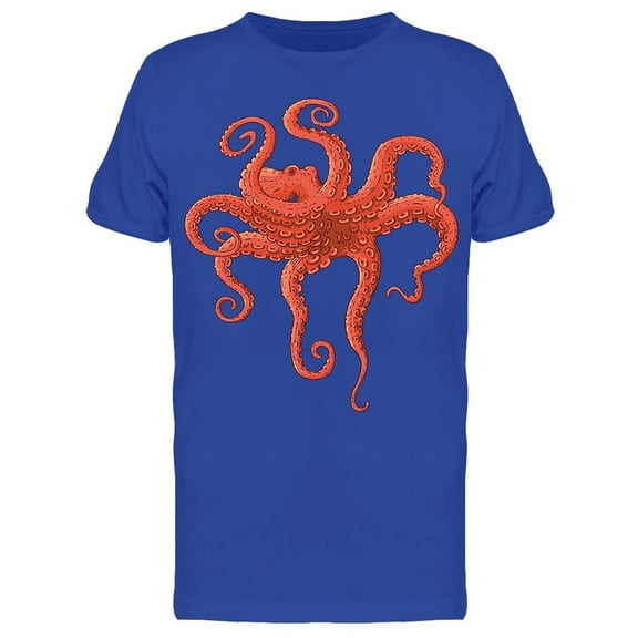 Octopus Swimming T-Shirt Men -Image by Shutterstock, Male Small