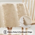 thumbnail image 4 of Mantel Smiry, impermeable, de vinilo resistente, 70 x 70 cm, color beige, 4 of 7