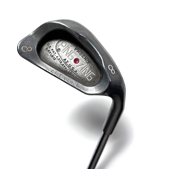 Pre-Owned Ping Zing Single 8 Iron Red Dot 1* Flat Karsten KT-M Stiff Steel Mens RH