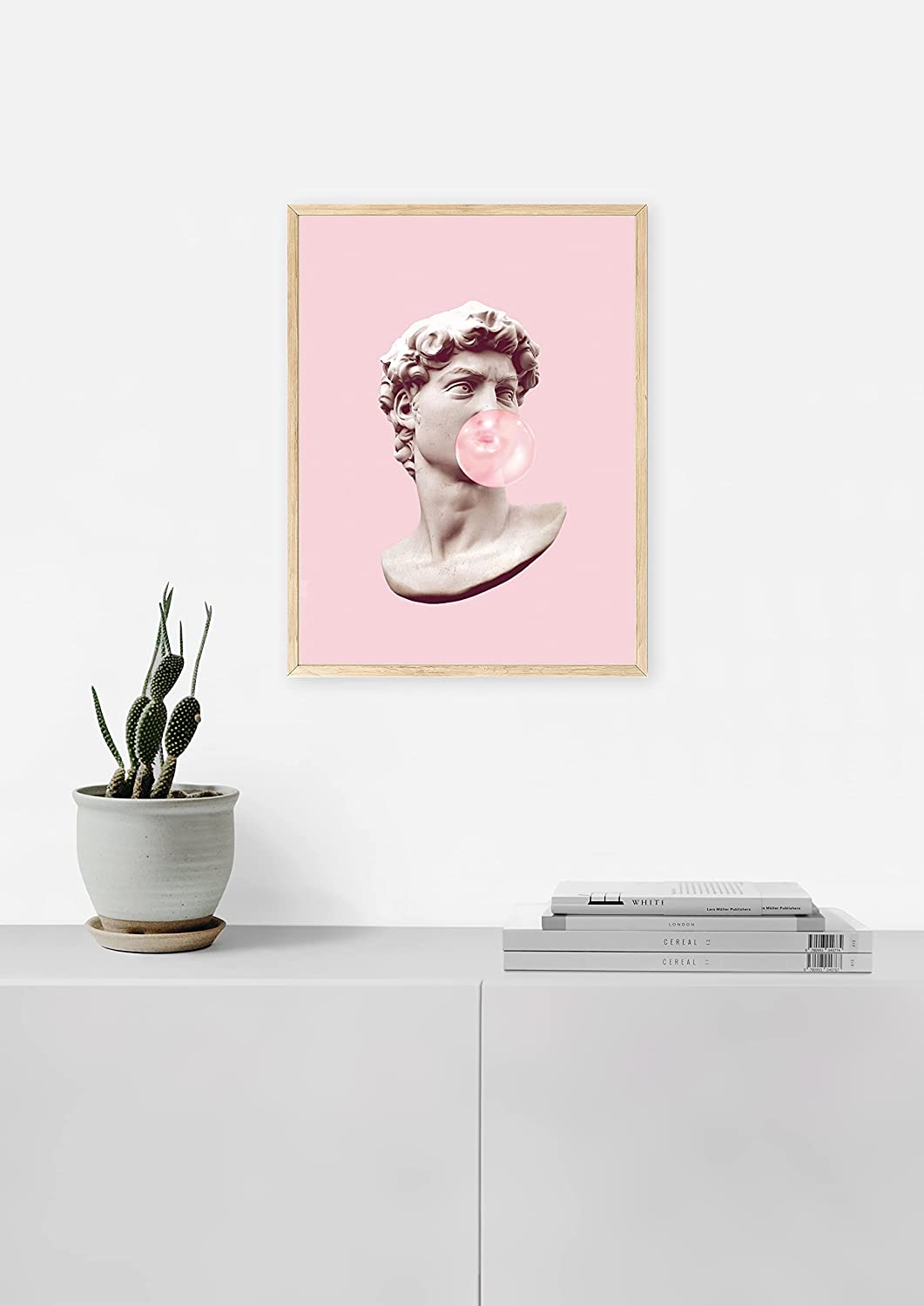HAUS AND HUES Gum Poster David Bubble Pop Art, Pop Art Wall Decor Pink  Pictures Wall Decor Pink Posters for Room Aesthetic, Blush Pink Room Decor  for Bedroom Wall Art Pop Art