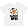 thumbnail image 3 of Inktastic Monkey I Love Hanging out with My Cousin Boys or Girls Toddler T-Shirt, 3 of 5
