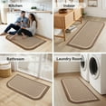 thumbnail image 6 of SIXHOME Door Mat Welcome Mat 20"x32" Non-Slip Front Door Mat Absorbent Low Profile Dirt Trapper Indoor Door Mat Ouside Entryway Rug Soft Machine Washable Floor Mat Brown, 6 of 7