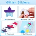 thumbnail image 3 of Uxcell 500Pcs Laser Dot Stickers Self-Adhesive Sparkly Stickers Glitter Foil Incentive Stickers for Reward Classroom Teacher Supply Envelope Birthday Package Decoration,Multi Color,1 Inch, 3 of 6