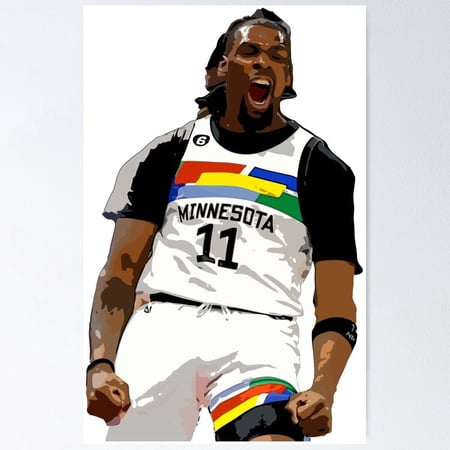 Professional Basketball Center Minnesota Fans Tribute Wall Decor Stretched Canvas
