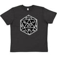 thumbnail image 3 of Inktastic 20 Sided Black Dice Youth T-Shirt, 3 of 5