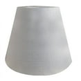 thumbnail image 4 of Lamp Shade Linen Fabric White Lamp Shade Small 5 Inch Top Diameter x 9 Inch Bottom Diameter x 7 Inch Tall (White with Gold Threads), 4 of 6