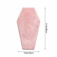 thumbnail image 3 of PSVFUJZ Coffin Shaped Halloween Bathroom Rug, 19.6x31.4 Inch Gothic Decor Bath Mat, Non-Slip Absorbent Microfiber Toilet Rug, Spooky Washroom Floor Carpet, Machine Washable, 3 of 6