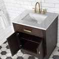 thumbnail image 5 of Water Creation Chestnut 30" Wood Single Bathroom Vanity in Brown & Gold, 5 of 9