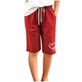 thumbnail image 5 of DeHolifer Girls Sweat Shorts Cotton Linen Casual Summer Loose Drawstring Lounge Running Athletic Shorts with Pockets,3-4Years, 5 of 5
