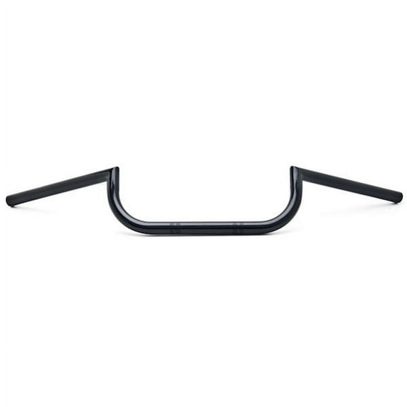 Krator Motorcycle Handlebar 7/8" Black Cafe Racer Clubman Compatible with Yamaha YZ 60 80 85 100 125 250 450 800 Big Wheel
