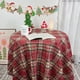 thumbnail image 1 of Bandera de mesa navideña con copos de nieve a cuadros, mantel para el hogar, mueble de TV, mantel para mesa de café, funda de toalla, 1 of 1