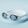 thumbnail image 1 of Gafas de natación para adultos universales, impermeables, antivaho, ajustables, con montura pequeña, 1 of 6