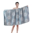 thumbnail image 1 of Albornoz de spa para mujer con cierre ajustable hasta la rodilla, 1 of 5