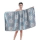thumbnail image 1 of Albornoz de spa para mujer con cierre ajustable hasta la rodilla, 1 of 5
