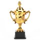 thumbnail image 1 of Trofeo de plástico Baloncesto Trofeo de fútbol para la ceremonia de fiesta (24,5 cm) Oro, 1 of 9
