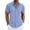 ZZA Blue, variant on Mens Shirts Casual Stylish Cotton Linen Solid Big And Tall Loose Turn Down Collar Long Sleeve Relaxed-Fit Summer Shirt