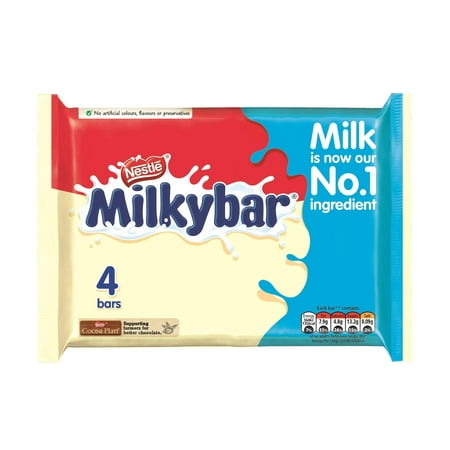 Original Milky Bar White Chocolate Pack imported from the UK, England Milkybar White Chocolate Pack British White (Best British Candy Bars)