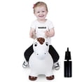 thumbnail image 1 of WADDLE Bouncy Horse Hopper para niños pequeños, marrón, blanco, inflable, caballo de salto, unisex, paseo en goma, juguetes de animales para niños pequeños, niños, niñas, saltar, pony WADDLE 81183200, 1 of 1