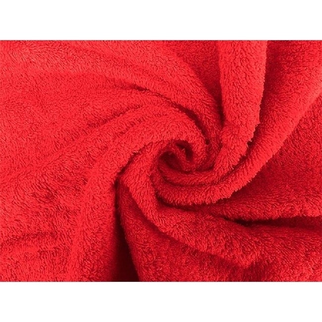 2 Piece 100 Cotton Hand/Bath Towel with Color Options Red Hand 16x28"