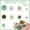 Green, variant on DIY Multi Color Artificial Flower Decoration Sets (80Pcs), Bouquet Material Forest Flower Fairy Hair Accessories Simulated Rose Small Flower Accessories