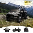 thumbnail image 3 of VOLTZ TOYS RAM Licensed RHO 1500 24V 2 Seater Ride-On Truck for Kids, 3 of 6