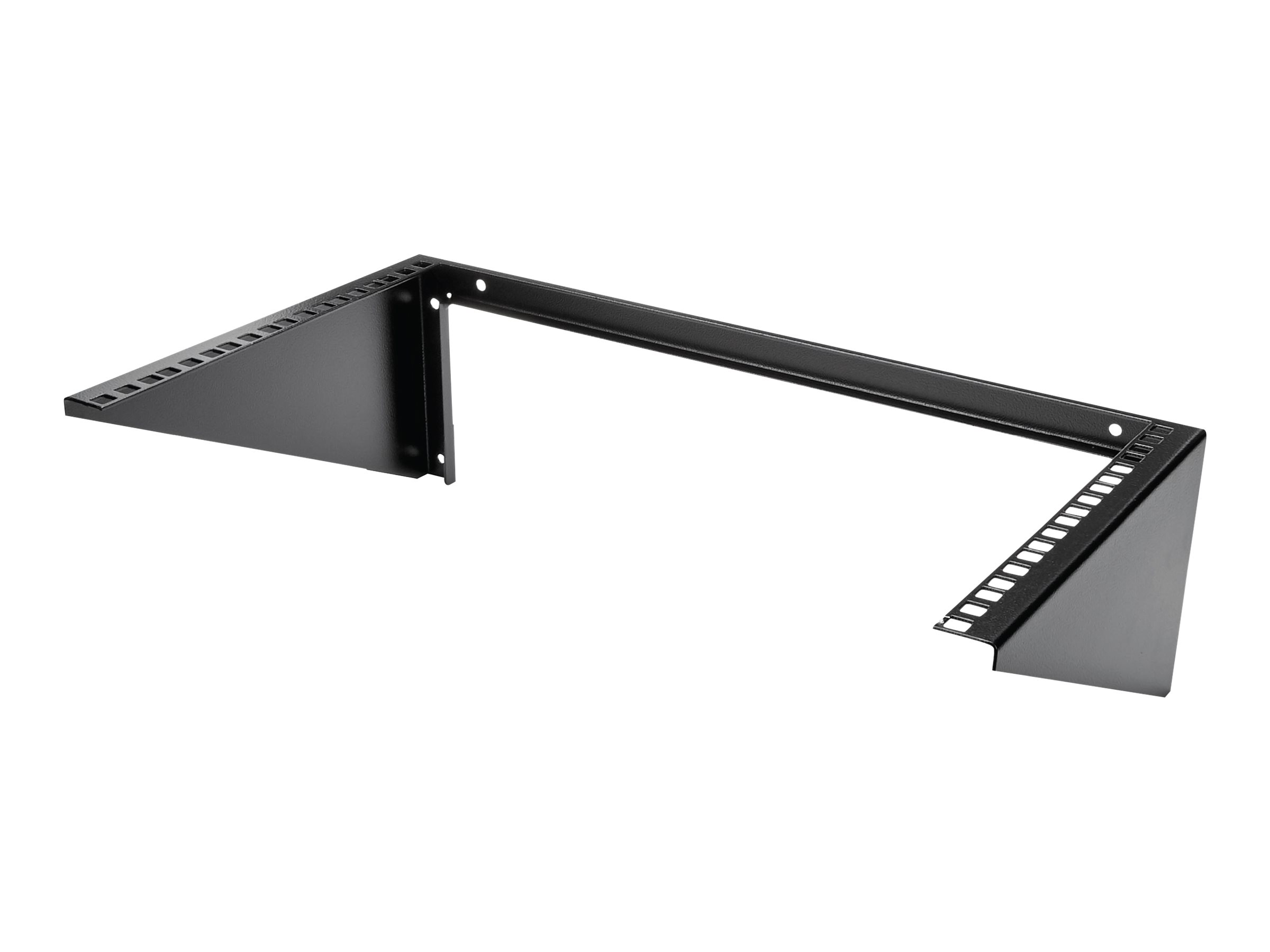 6U Wall Mount Patch Panel Bracket 19 in Steel Vertical