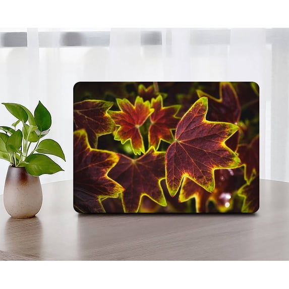 KSK KAISHEK Hard Shell Case Compatible MacBook Pro 16" with Touch ID Type C + Black Keyboard Cover Model: A2141 (Flower 0656)
