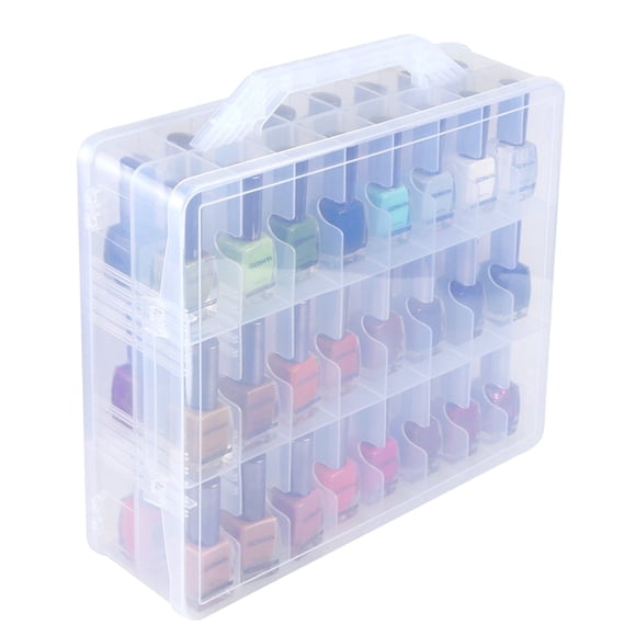 Kissbuty Organizador Universal De Esmalte De Uñas Para 48 Botellas Divisores Ajustables Ahorro De Espacio