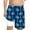 Navy, variant on Summer Big Boys Swim Trunks Cartoon Print Swimming Swimsuit With Compression Liner High Waisted Loose Fit Casual Beach Bathing Suit Beige Youth Swimwear 14-16T
