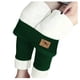 thumbnail image 2 of Gibobby pantalones cargo mujer Pantalones térmicos de invierno para mujer, informales, sólidos, cálidos, elásticos, de cintura alta, capris térmicos, pantalones de entrenamiento (Verde, XXL), 2 of 5