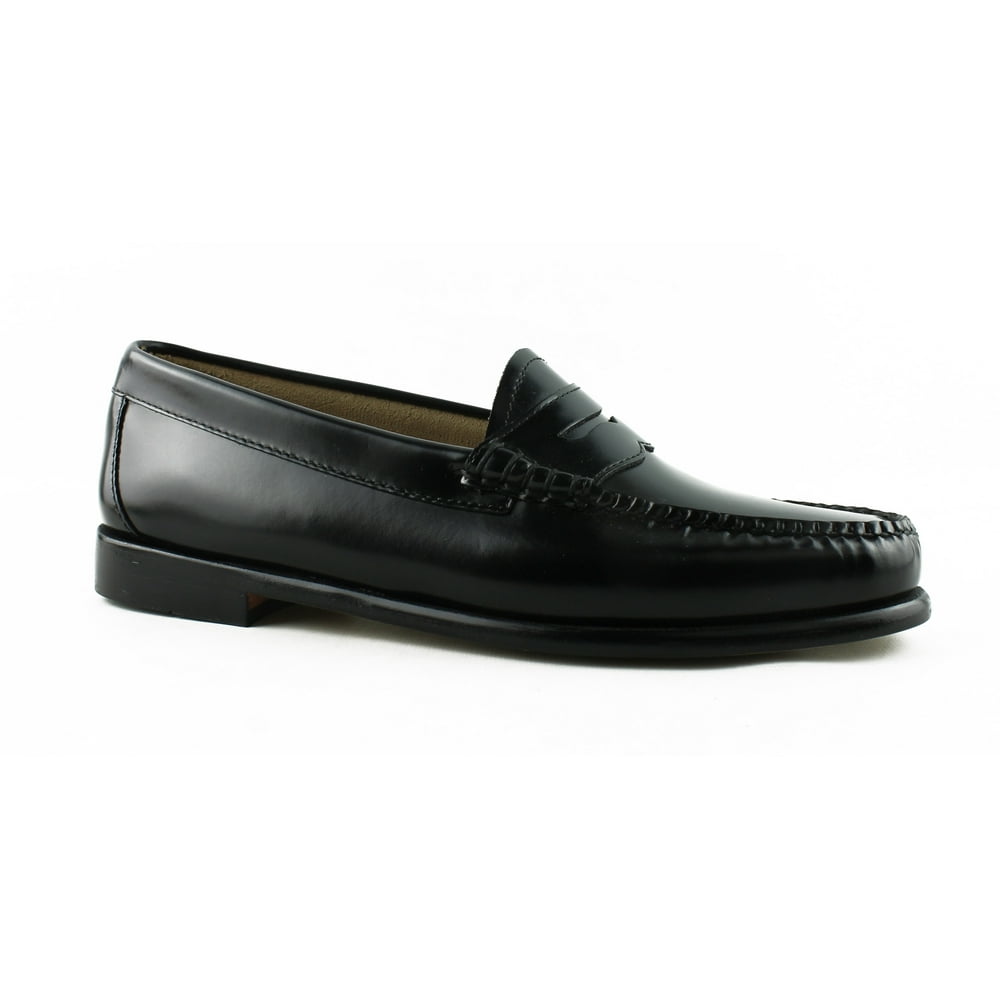 G.H. Bass - Womens Weejuns G.H. Bass & Co. Whitney Penny Loafers - Black Leather - Walmart.com
