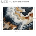 thumbnail image 2 of Marble Soft Polyester Floor Mat for a Cozy Home Decor - Premium Rectangle Rug with Right Angle Design for Living Room and Bedroom - Durable Carpet for Indoor Use, 2 of 6