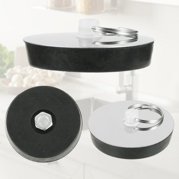 Cateissary 3 unids/set tapones de fregadero con anillo colgante conveniente para cocina y baño tapón para bañera tapón de drenaje METRO