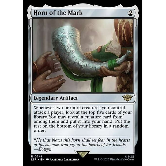 MtG Tales of Middle-Earth Rare Horn of the Mark #241