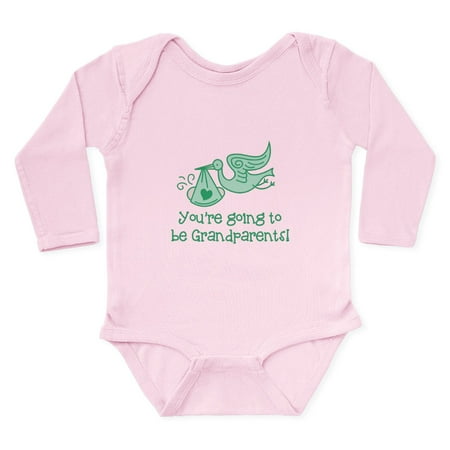 

CafePress - Going To Be Grandparents Body Suit - Long Sleeve Cotton Baby Bodysuit